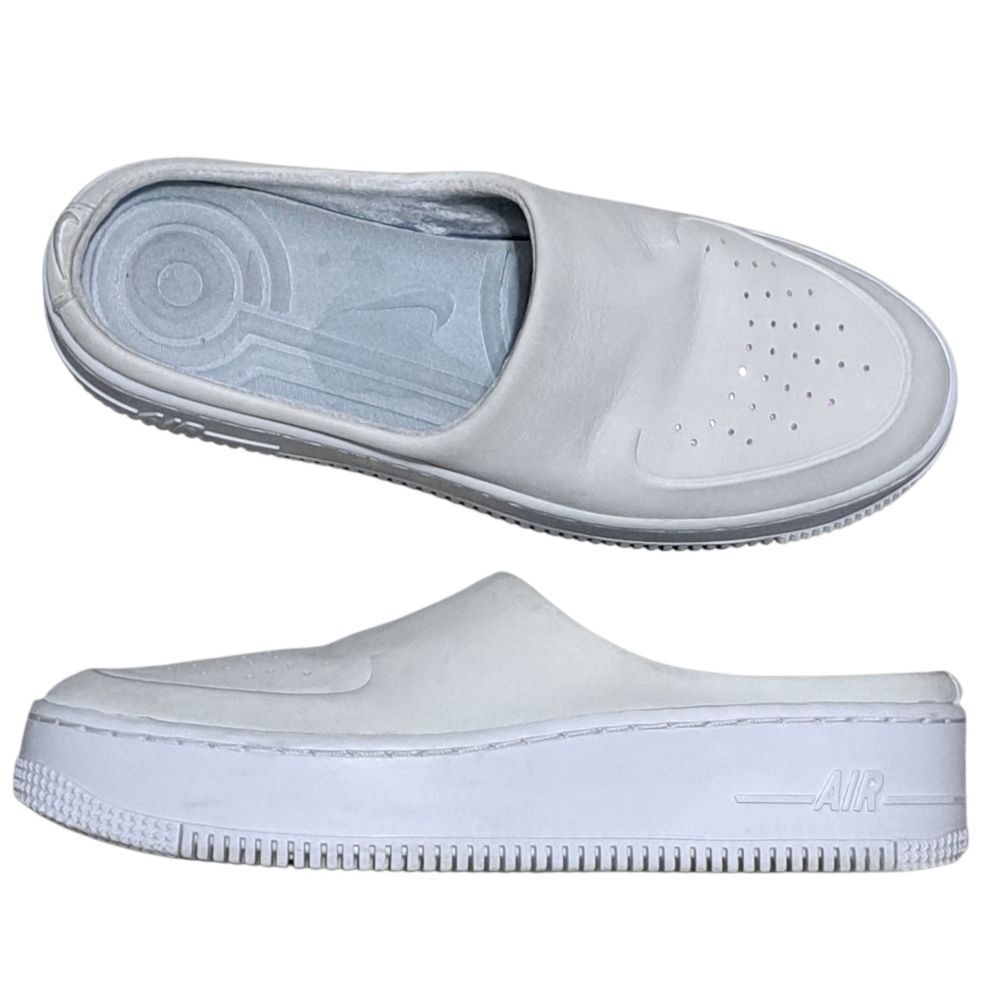Nike White Slip-On Mule Clogs